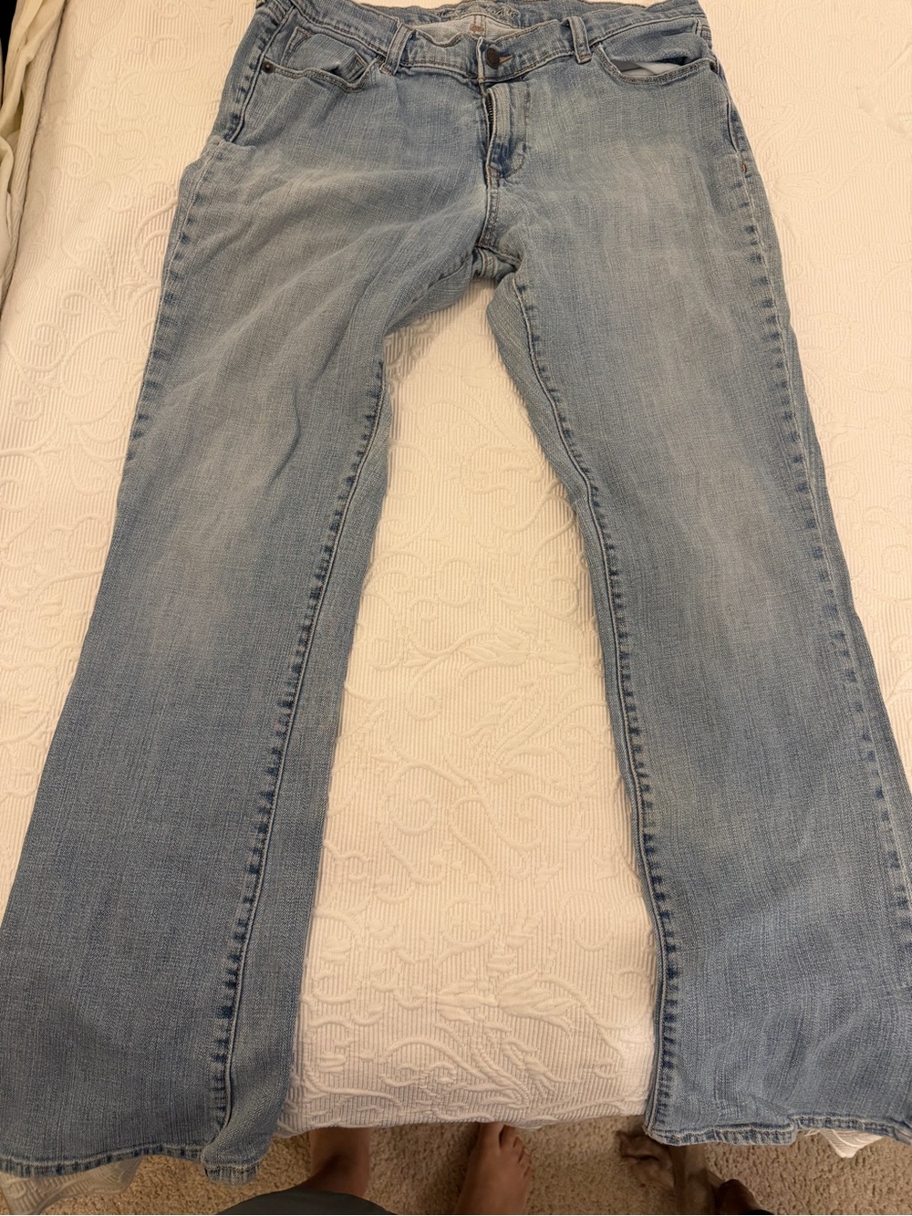 Old Navy The Sweetheart Bootcut Jeans 12 Regular | Y2K Light Wash